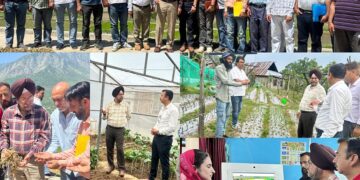 Director Agriculture Jammu conducts 2 day extensive visit to Banihal-Ramban