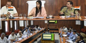 DC Reasi reviews implementation of Road Safety Action Plan