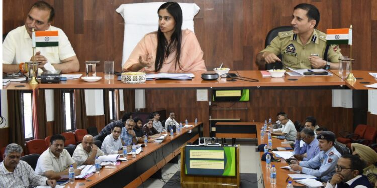 DC Reasi reviews implementation of Road Safety Action Plan