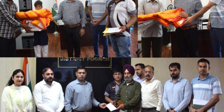 DC Poonch distributes relief among shelling victims