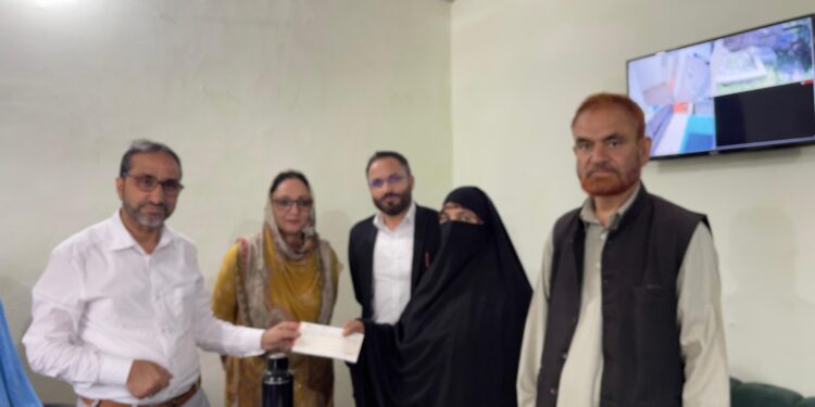 Justice Prevails: DCDRC B’la hands-over Rs 4.5 lac to earthquake-affected consumer in long-pending insurance case