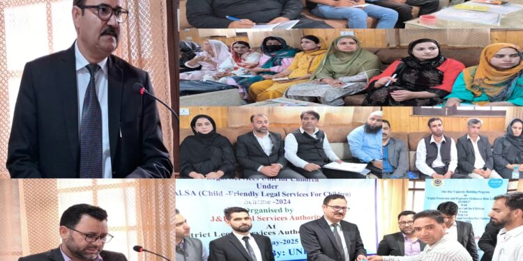 CBP on ‘Child Protection and Explosive Ordnance Risk Education’ held at Kupwara