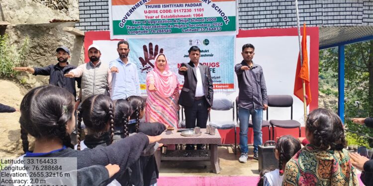 United Against Drugs: Social Welfare, YSS lead NMBA Campaign across Kishtwar Panchayats