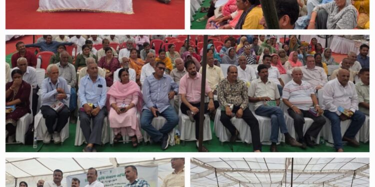 MLA Vijaypur chairs mega Viksit Krishi Sankalp Abhiyan event at Panchayat Palli