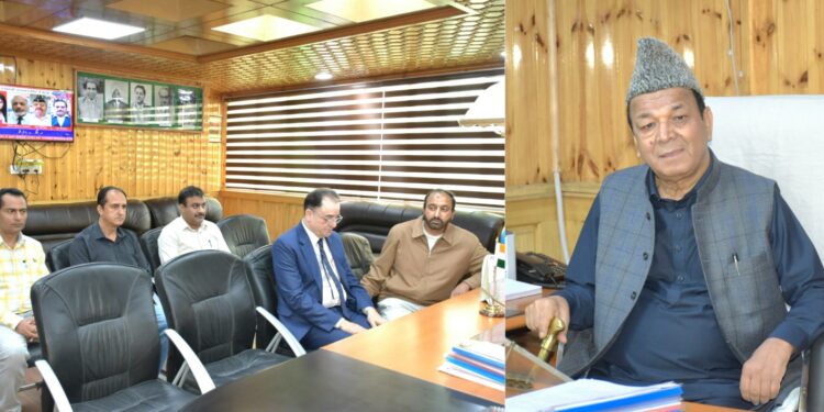 Speaker visits Assembly Complex Srinagar