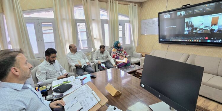 Mission Director chairs review meeting of Jal Shakti Divisions