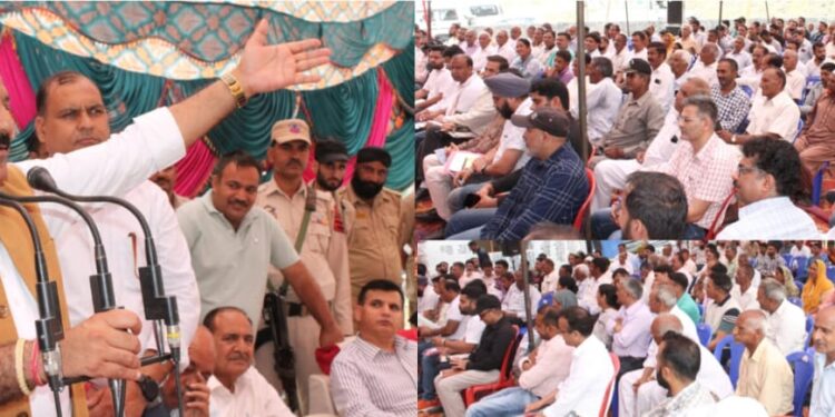 Dy CM conducts public outreach camp at Chowkian, Kalsian Panchayats