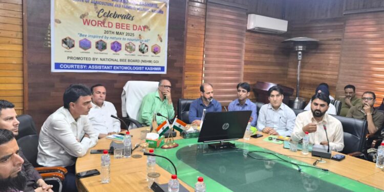 Agriculture Department Kashmir celebrates ‘World Bee Day’