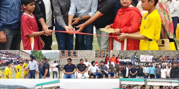 Zonal level inter-school tournament for U 14/17 Boys & Girls inaugurated at GHSS Boys Bhaderwah