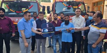 DC Baramulla hands-over newly procured Water Tankers to Jal Shakti Deptt