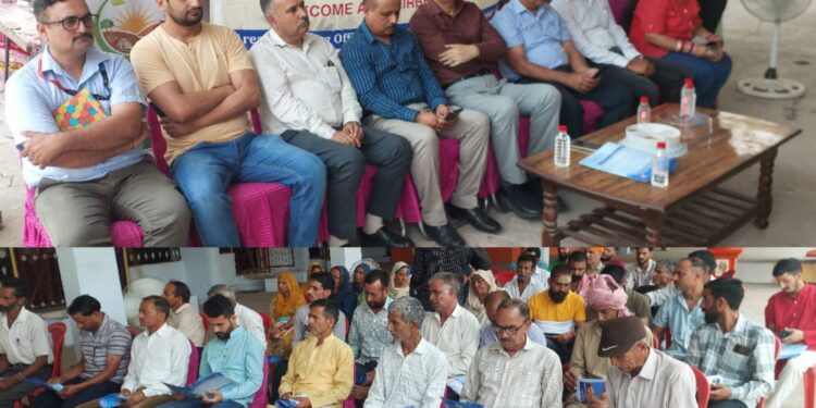 AMO Udhampur organises PMFME workshop at Lahnu in Tikri Udhampur