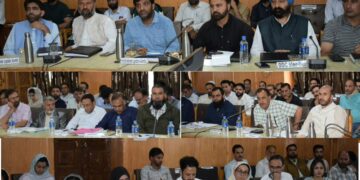 MP Agha Ruhullah chairs DISHA meeting in Pulwama