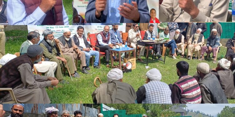 Viksit Krishi Sankalp Abhiyan: MLA Kokernag addresses tribal farmers at Gadwail