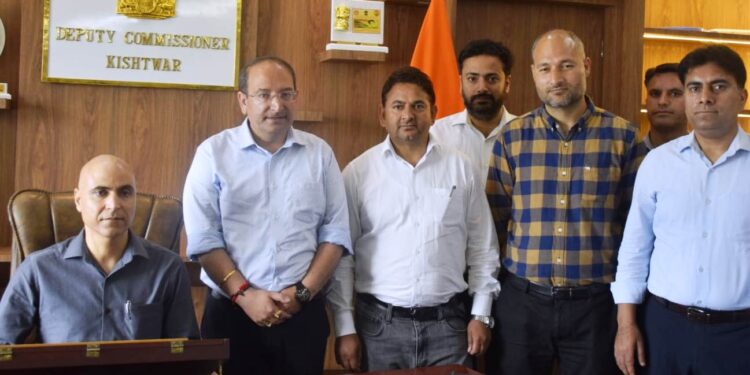Pankaj Kumar Sharma takes over as Deputy Commissioner Kishtwar