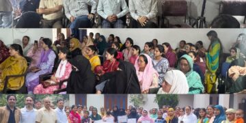 Women SHG members imparted Mushroom Cultivation training at Doda