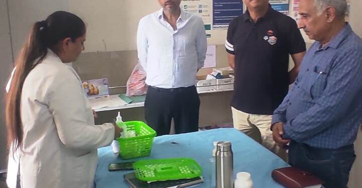 DHSJ inspects health facilities in Block Sohanjana