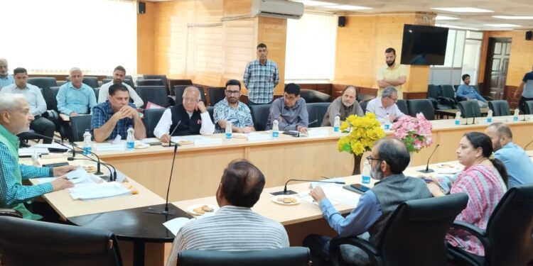 PAC holds maiden meeting at Srinagar