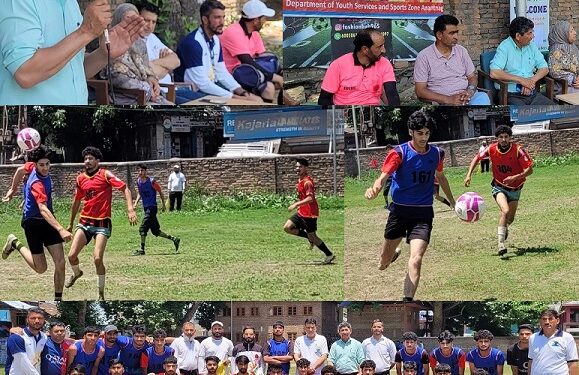Nasha Mukt J&K Abhiyan: YSS Anantnag organizes U-19 Boys Football tournament at Anantnag