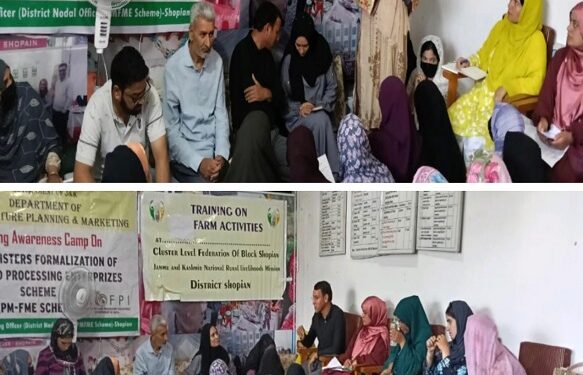  PMFME awareness camp held at Batapora Shopian