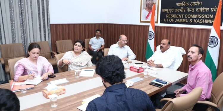Dy CM reviews progress on development works at J&K Resident Commission