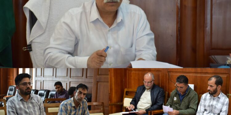 DC Bandipora reviews implementation of Vibrant Village programme phase-II