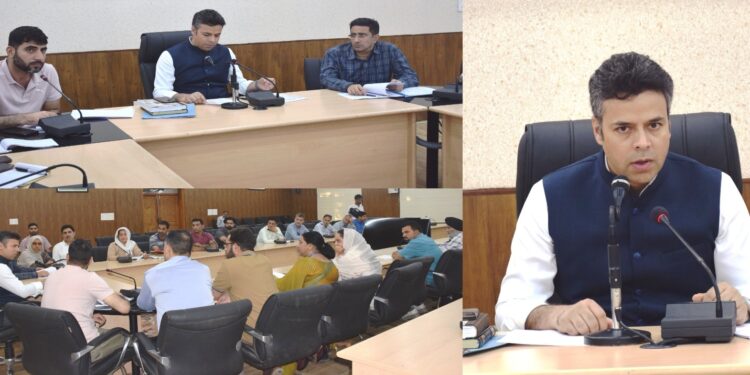 DC reviews implementation of Mission YUVA in Budgam