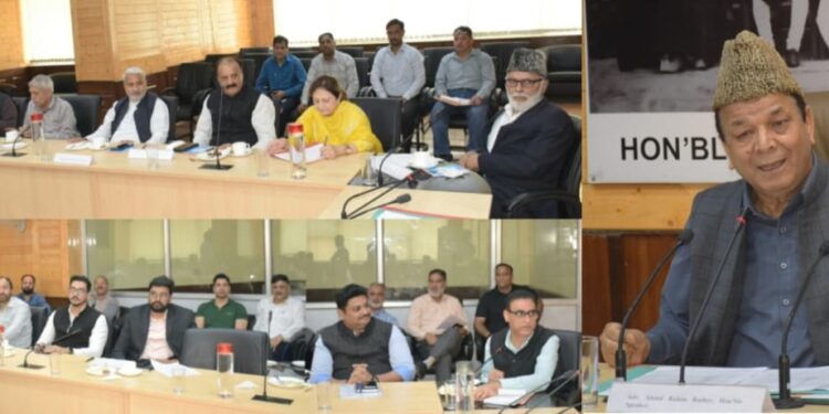 Speaker holds meeting with heads of recently formed House Committees
