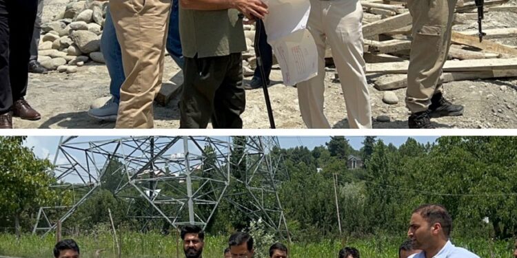 DC Shopian inspects work of rural development projects at Keller