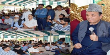 Speaker Legislative Assembly visits Kargoom, Palpora in Charar-i-Sharief