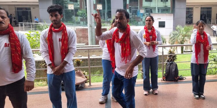 Street Play on malaria awareness organised at Government Hospital Gandhi Nagar