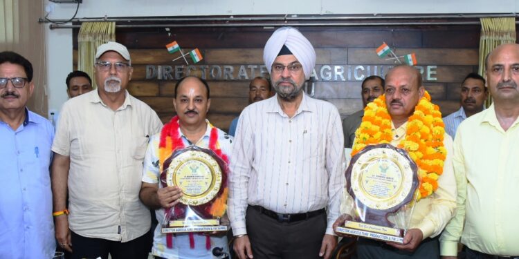 Warm farewell accorded to retirees of Agriculture Department Jammu
