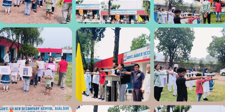 GHSS Sialsui takes out anti-drug abuse awareness rally