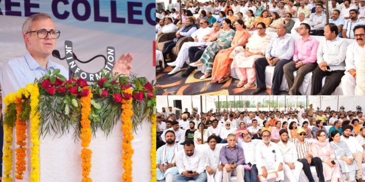 CM Omar Abdullah inaugurates college building, campus of GDC Purmandal
