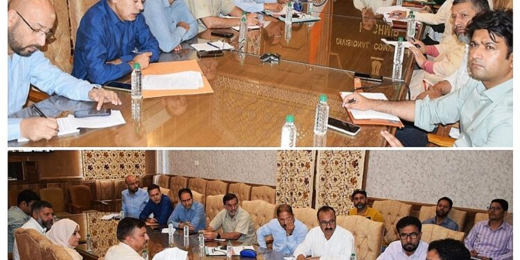 Div Com Kashmir reviews arrangements for International Yoga Day