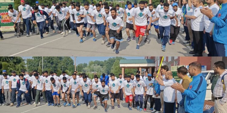 Mini Marathon under Nasha Mukt Bharat Abhiyaan held at Ganderbal