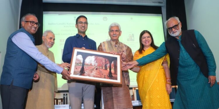 Lieutenant Governor launches Ashish Sharma’s Coffee Table Book ‘Reimagining Jammu & Kashmir’ in Delhi