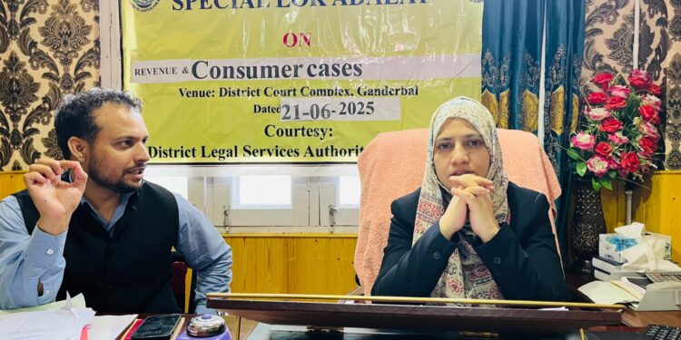 Special Lok-Adalat for Revenue & Consumer cases held at Ganderbal