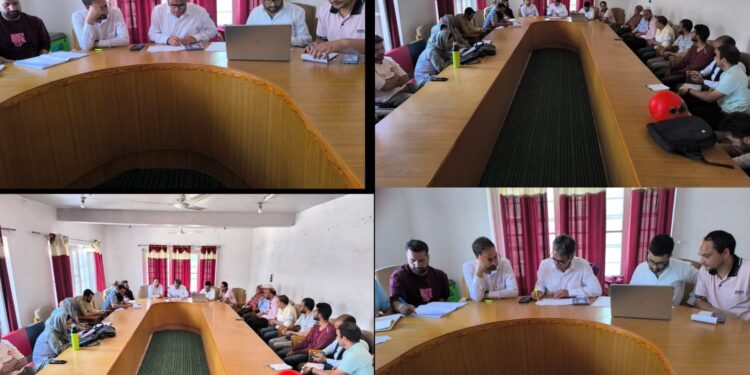 ADDC Kulgam conducts review meeting with Business Help Desk and YUVA Doots at DH Pora
