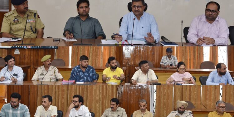 Arrangements for Shri Amarnath Ji Yatra-2025 reviewed at Udhampur