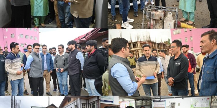 DC Kulgam visits District Hospital