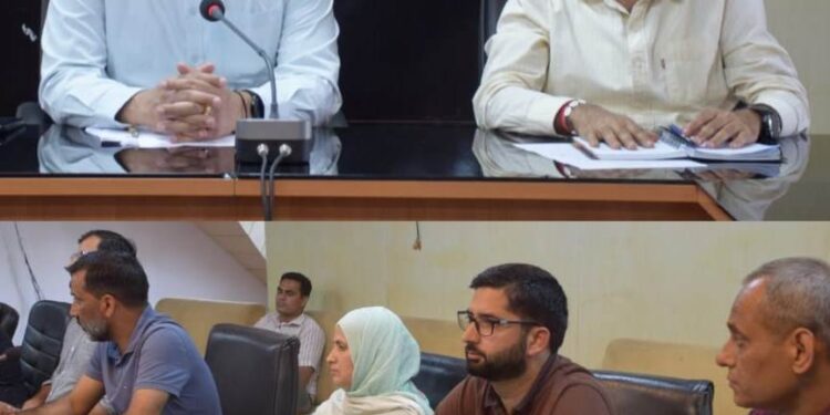 DC Poonch discusses UT Capex Budget proposals, DA-JGUA, TSP action plan