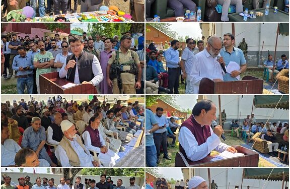 DC Baramulla presides over Block Diwas at Lalpora Tangmarg