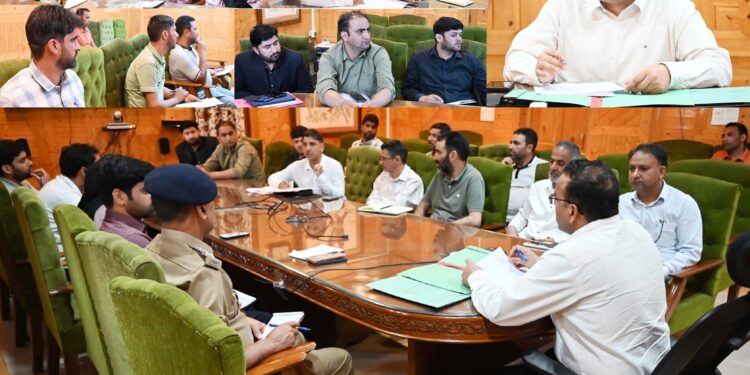 Preparatory meeting for International Day of Yoga-2025 held at Shopian