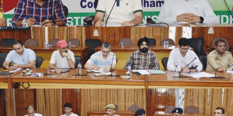ADC Udhampur reviews flood preparedness measures in district