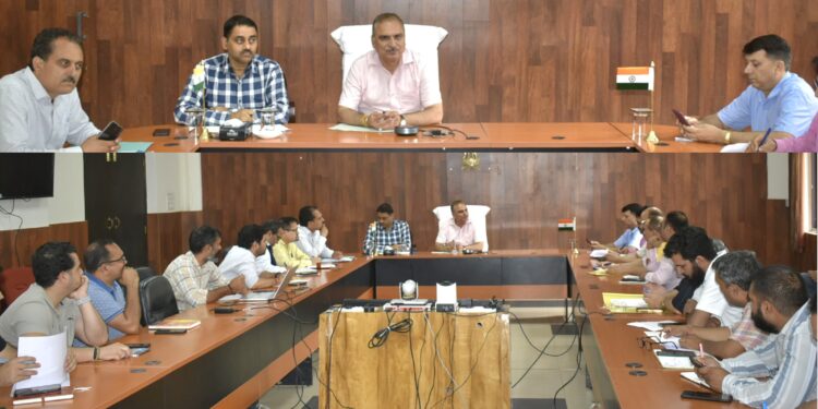 ADDC Reasi reviews progress achieved under Dharti Aaba Janjatiya Gram Utkarsh Abhiyan