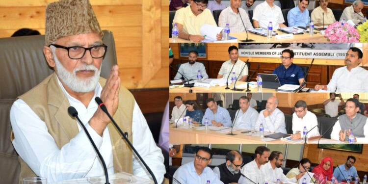 Committee on Public Undertakings reviews functioning of JKSPDC