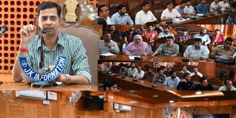 NCORD: DC Shopian reviews anti-drug & substance abuse measures