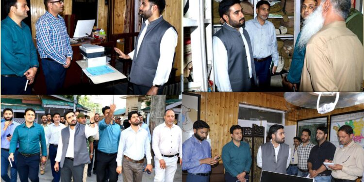 DC Srinagar inspects different offices in DC Office Complex