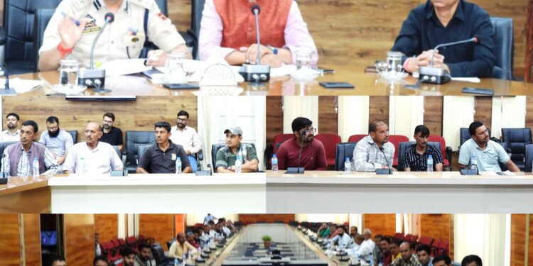 DC and SSP Doda review arrangements for Annual Religious Yatras