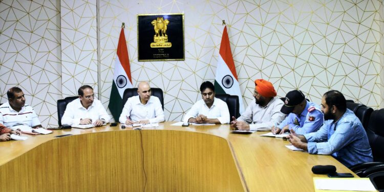 DC reviews progress of key developmental projects in Kishtwar Town